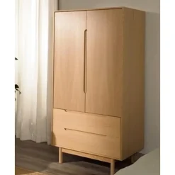 New Armario En Roble Cassy, 2 Puertas Armarios