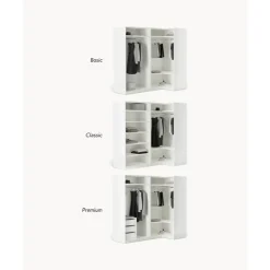Discount Armario Esquinero Modular Leon, 4 Puertas (215 Cm), Diferentes Variantes Armarios