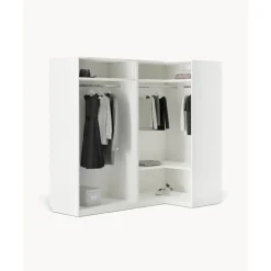 Discount Armario Esquinero Modular Leon, 4 Puertas (215 Cm), Diferentes Variantes Armarios