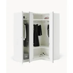 Hot Armario Esquinero Modular Charlotte, 3 Puertas (165 Cm), Diferentes Variantes Armarios