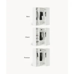 Hot Armario Esquinero Modular Charlotte, 3 Puertas (165 Cm), Diferentes Variantes Armarios