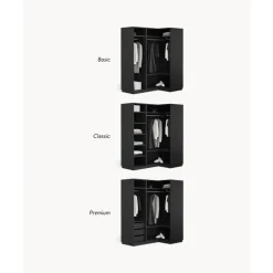 New Armario Esquinero Modular Leon, 2 Puertas (115 Cm), Diferentes Variantes Armarios
