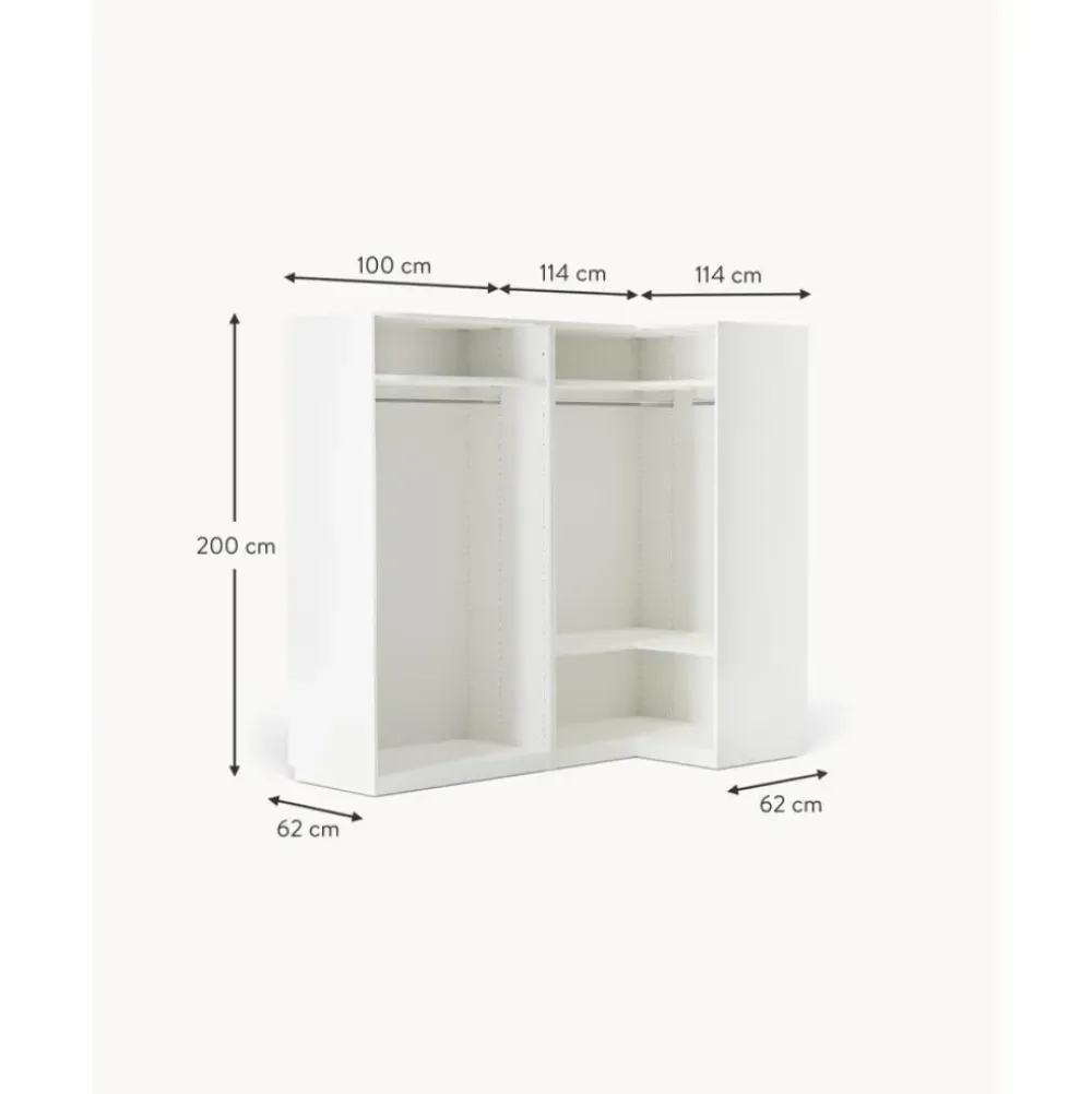 New Armario Esquinero Modular Charlotte, 4 Puertas (215 Cm), Diferentes Variantes Armarios