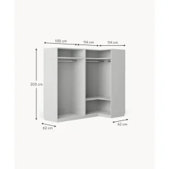 Sale Armario Esquinero Modular Charlotte, 4 Puertas (215 Cm), Diferentes Variantes Armarios
