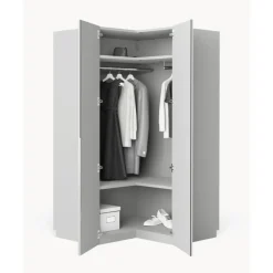 New Armario Esquinero Modular Leon, 2 Puertas (115 Cm), Diferentes Variantes Armarios