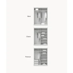 Clearance Armario Modular Leon, 2 Puertas Correderas (150 Cm), Diferentes Variantes Armarios