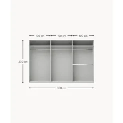 New Armario Modular Leon, 6 Puertas (300 Cm), Diferentes Variantes Armarios