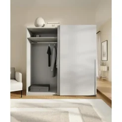 New Armario Modular Leon, 2 Puertas Correderas (200 Cm), Diferentes Variantes Armarios
