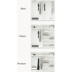 Fashion Armario Modular Simone, 2 Puertas Correderas (200 Cm), Diferentes Variantes Armarios