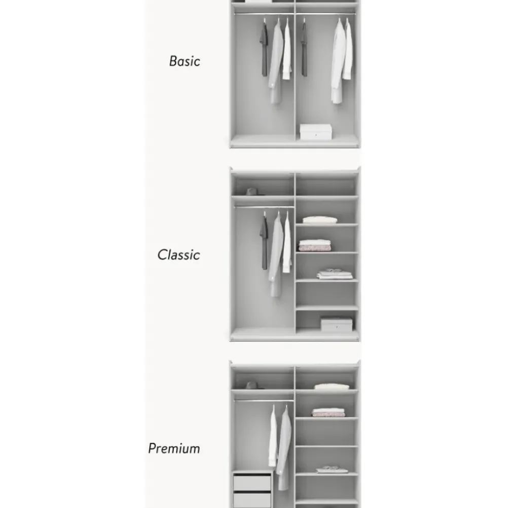 Online Armario Modular Simone, 2 Puertas Correderas (150 Cm), Diferentes Variantes Armarios