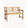 Clearance Banco De Madera De Teca Para Exterior Rosenborg Muebles De Jardin