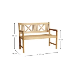 Clearance Banco De Madera De Teca Para Exterior Rosenborg Muebles De Jardin
