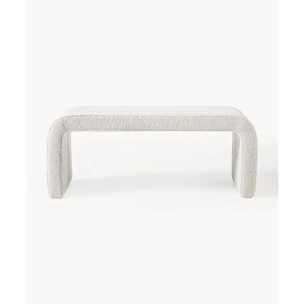 Sale Banco Tejido Boucle Penelope Bancos Para Dormitorio