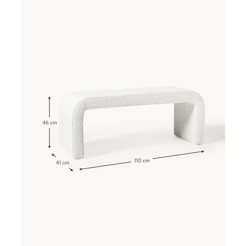 Sale Banco Tejido Boucle Penelope Bancos Para Dormitorio
