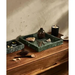 Clearance Bandeja Decorativa De Marmol Venice Bandejas Decorativas