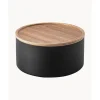 Clearance Bote Con Tapadera De Madera Rin Joyeros