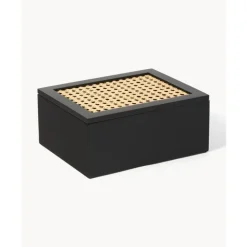 Outlet Caja Con Tejido Vienes Carina Cajas De Almacenaje