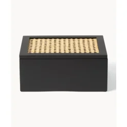 Outlet Caja Con Tejido Vienes Carina Cajas De Almacenaje