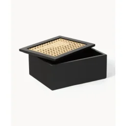 Outlet Caja Con Tejido Vienes Carina Cajas De Almacenaje