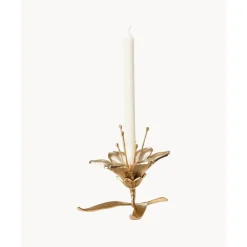 New Candelabro De Laton Lilly Candelabros