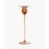 Fashion Candelero De Vidrio Soplado Artesanalmente Tulipan Candelabros