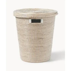 Sale Cesta De Jacinto De Agua Con Tapadera Aleya Cestos De La Ropa