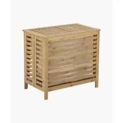Sale Cesta De Lavanderia De Bambu Con Bolsa De Tela Aden Cestos De La Ropa