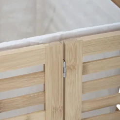 Sale Cesta De Lavanderia De Bambu Con Bolsa De Tela Aden Cestos De La Ropa