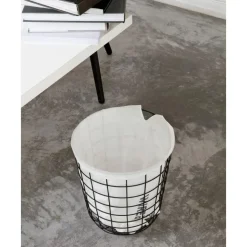 New Cesta Grande De Metal Wire Material De Oficina