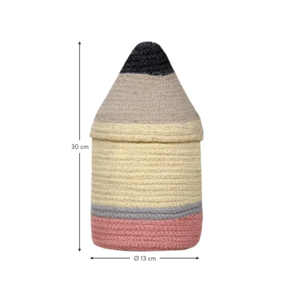 Outlet Cesta Infantil Artesanal Pencil, O 13 X 30 Cm Cestas