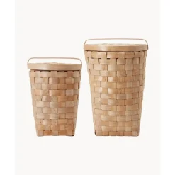 Fashion Cestas Artesanales Natur, 2 Uds. Cestas