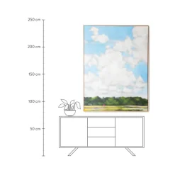 Discount Cuadro En Lienzo Pintado A Mano Dutch Sky Lienzos