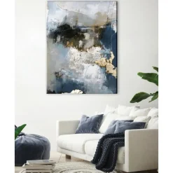 Clearance Cuadro En Lienzo Pintado A Mano Waterfall Lienzos