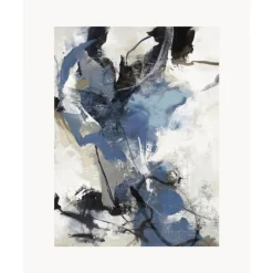 Outlet Cuadro Pintado A Mano Blue Vibes Lienzos