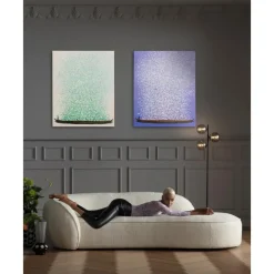 Fashion Cuadro Pintado A Mano Flower Boat Lienzos