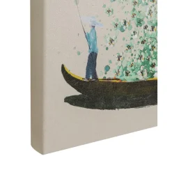 Fashion Cuadro Pintado A Mano Flower Boat Lienzos