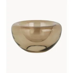 New Cuenco Decorativo De Vidrio Soplado Artesanalmente Opal, O 36 Cm Cuencos Decorativos