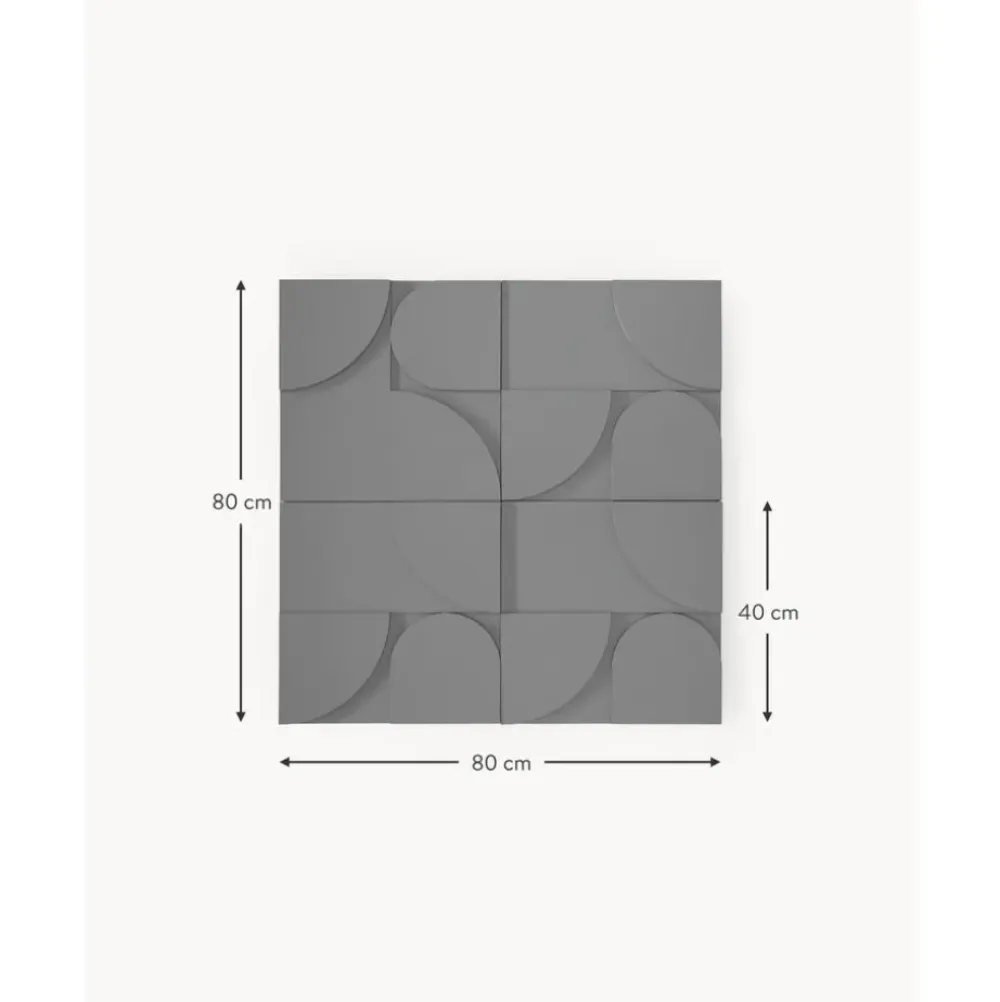 Hot Decoracion De Pared De Madera Massimo, 4 Uds. Objetos Decorativos De Pared