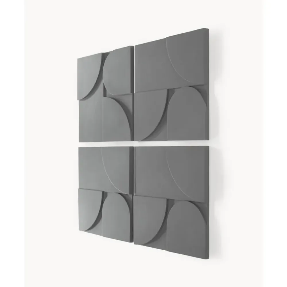 Hot Decoracion De Pared De Madera Massimo, 4 Uds. Objetos Decorativos De Pared