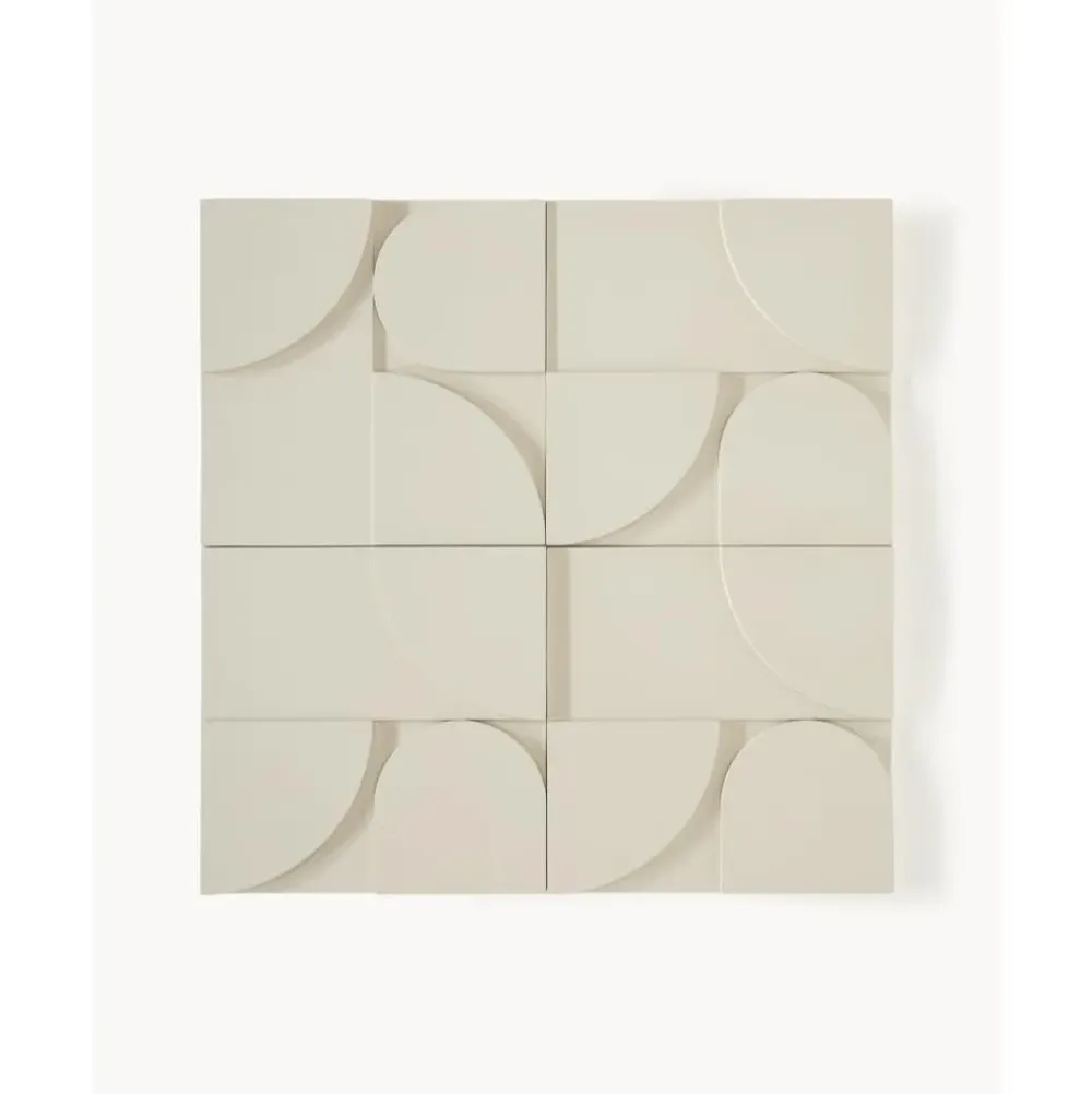 Fashion Decoracion De Pared De Madera Massimo, 4 Uds. Objetos Decorativos De Pared
