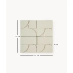 Fashion Decoracion De Pared De Madera Massimo, 4 Uds. Objetos Decorativos De Pared