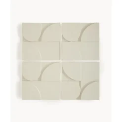 Fashion Decoracion De Pared De Madera Massimo, 4 Uds. Objetos Decorativos De Pared