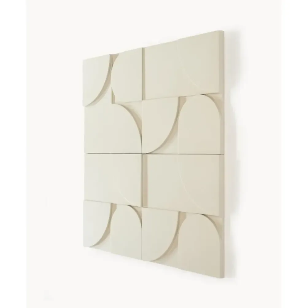 Fashion Decoracion De Pared De Madera Massimo, 4 Uds. Objetos Decorativos De Pared
