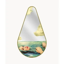 Hot Espejo De Pared De Diseno Sea Girl Espejos De Pared
