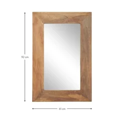 Online Espejo De Pared De Madera De Mango Indigo Espejos De Pared