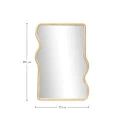 Outlet Espejo De Pared De Madera Stream Espejos De Pared