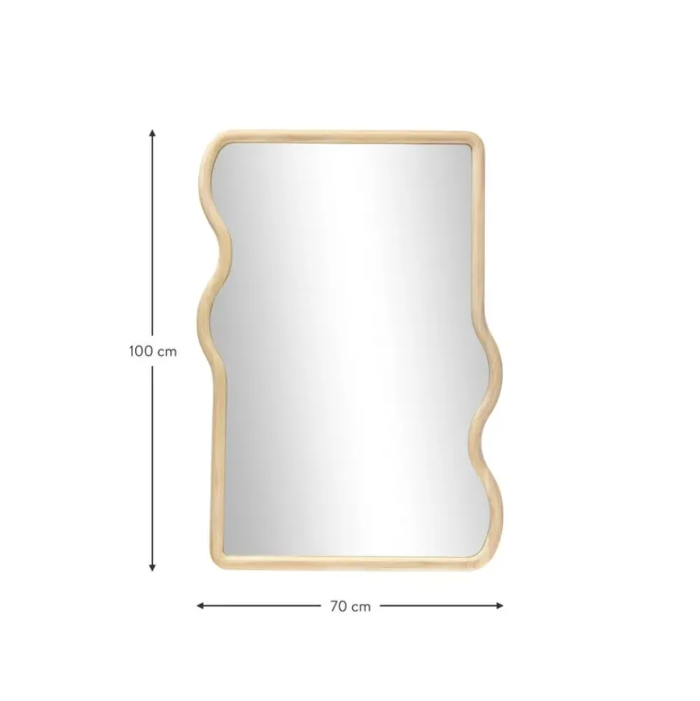 Outlet Espejo De Pared De Madera Stream Espejos De Pared