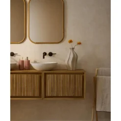 Clearance Espejo De Pared De Madera De Roble Levan Espejos De Pared
