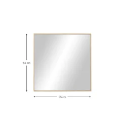 Discount Espejo De Pared De Roble Avery Espejos De Pared