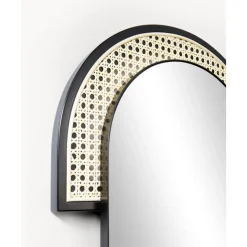 Best Espejo De Pared Ovalado Con Tejido Vienes Esma Espejos De Pared